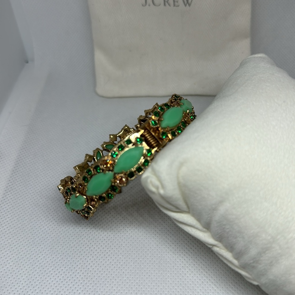 J.Crew Rhinestone Clasp Statement Bracelet - Picture 5 of 7
